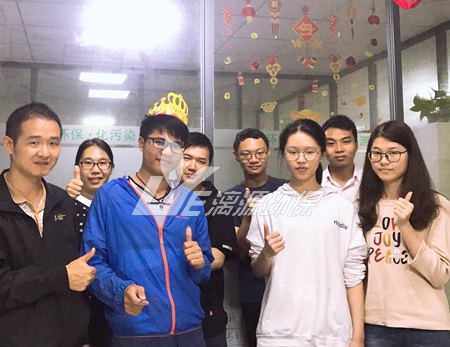音乐起，漓源环保员工过生日啦